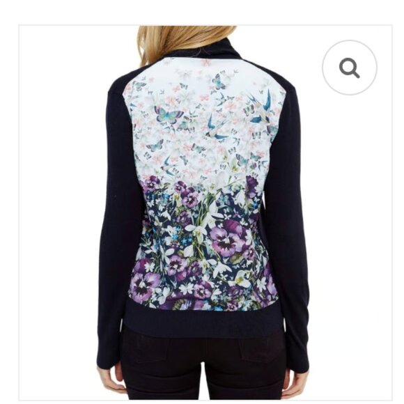 Ted Baker Sweaters - Ted Baker Heelia Entangled Enchantment Wrap Cardigan sweater size 1 nwot